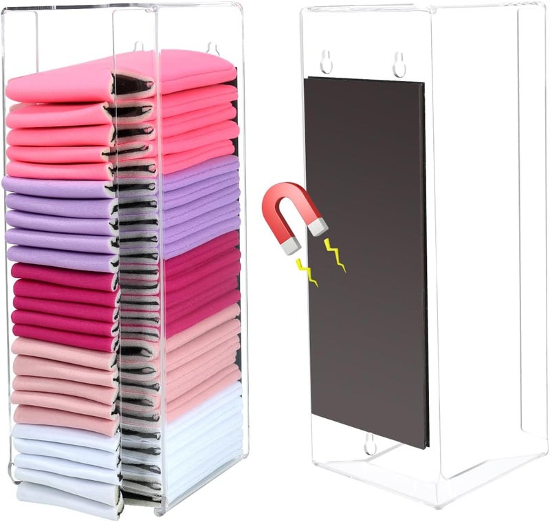 Wanapure Magnetic Acrylic Can Cooler Holder, Beer Can Sleeves Storage, Wall Mounted Can Cooler Dispenser, Gifts for Beer Lovers - Image 1